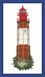 Leuchtturm Flgge (Fehmarn) Hhe 112 Kreuze - Breite 36 Kreuze