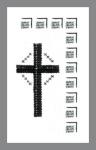 Beileidskarte Kreuz